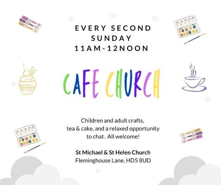 Cafe church flyer